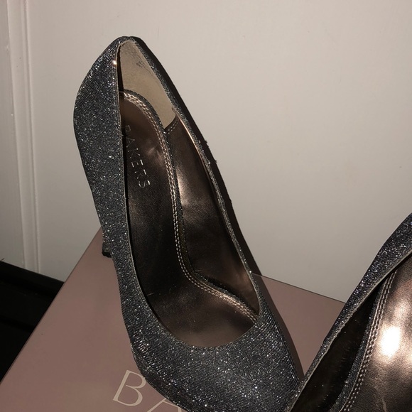 Pewter sparkly heels - Picture 2 of 3
